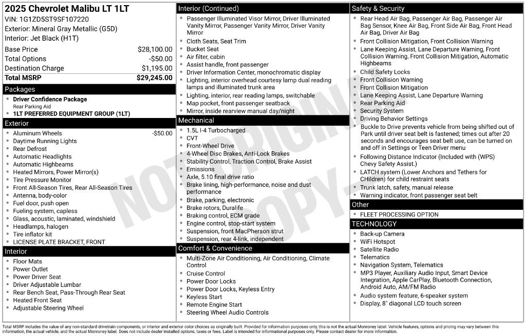 Used 2025 Gray Chevrolet LT image 21