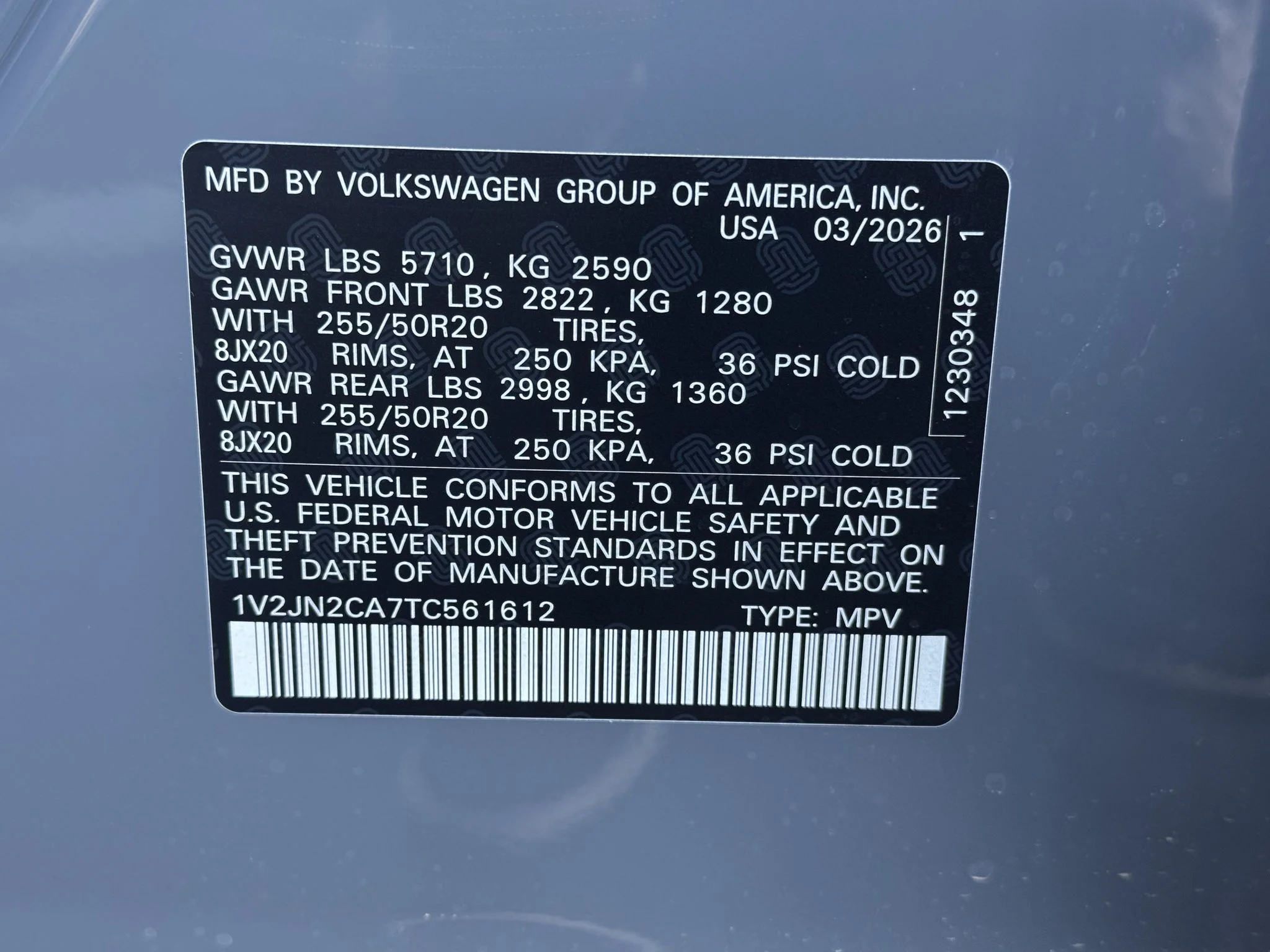 New 2026 Pure Gray Volkswagen 2.0T SE w/Technology image 40