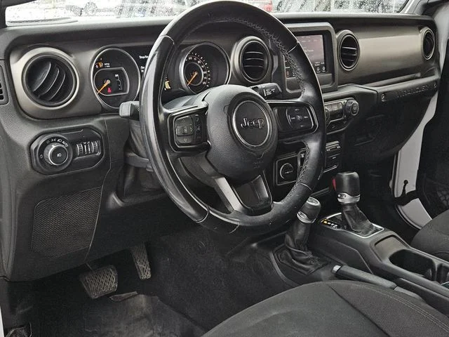 Used 2020 Bright White Clearcoat Jeep Unlimited Sport image 32