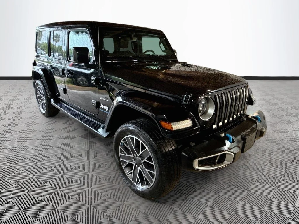 Used 2023 Black Jeep Sahara 4xe image 4
