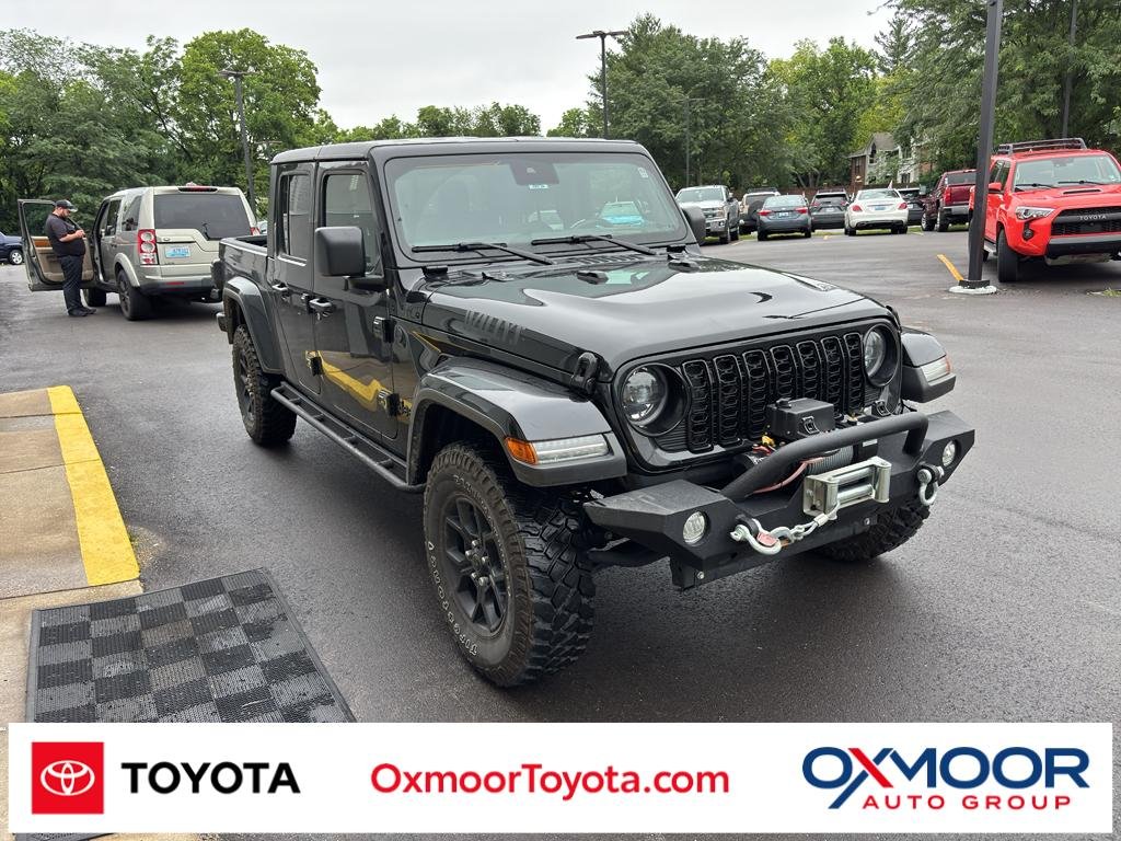 Used 2024 Black Clearcoat Jeep Willys image 1