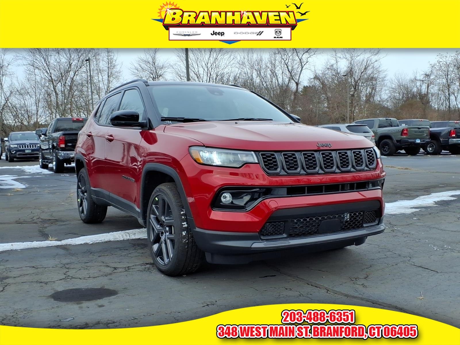 New 2026 Red Hot Pearlcoat Jeep Limited image 1
