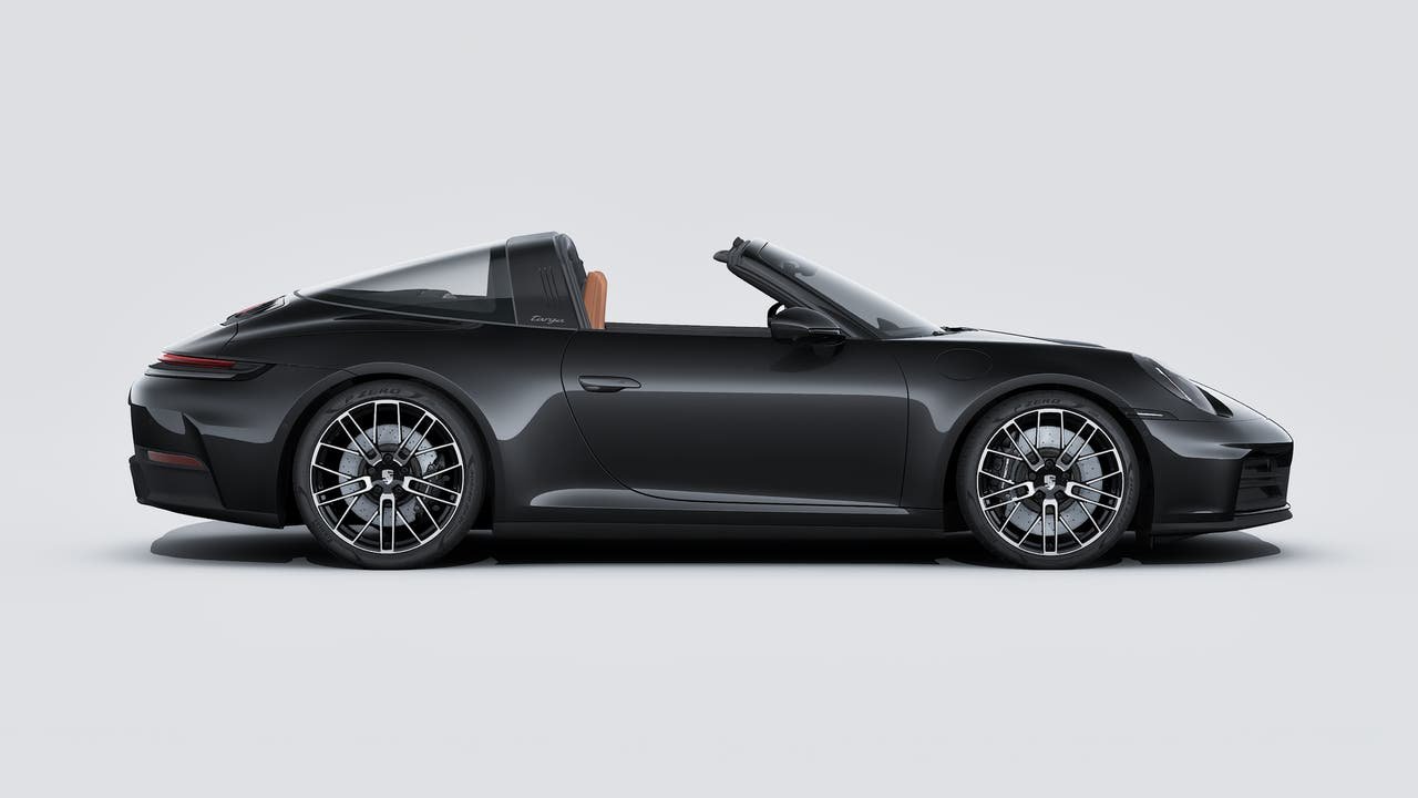 New 2026 Jet Black Metallic Porsche Targa 4S image 6