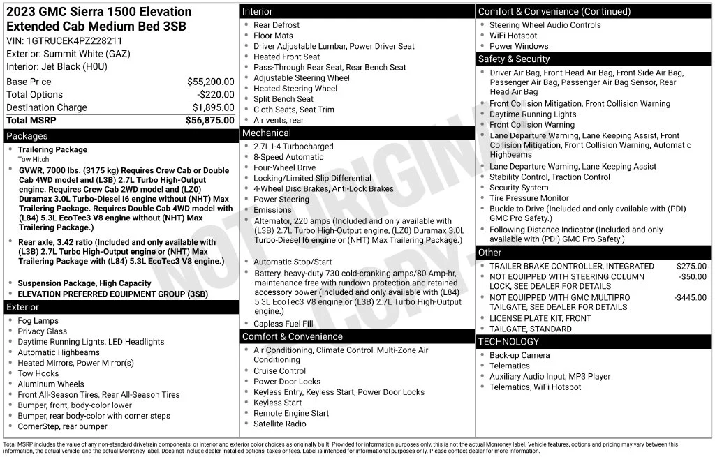 Used 2023 White GMC Elevation image 39
