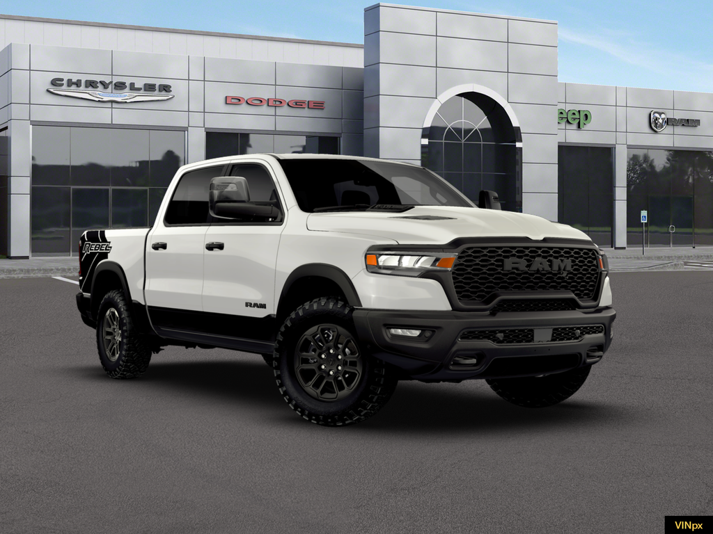 New 2026 Bright White Clear-Coat Exterior Paint RAM Rebel image 9