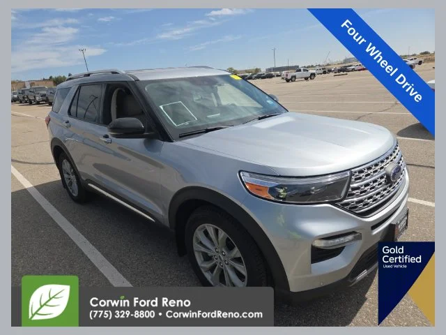 Used 2022 Iconic Silver Metallic Ford Limited image 1