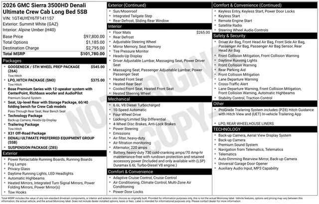2026 GMC Sierra 3500HD Denali Ultimate - Photo 28