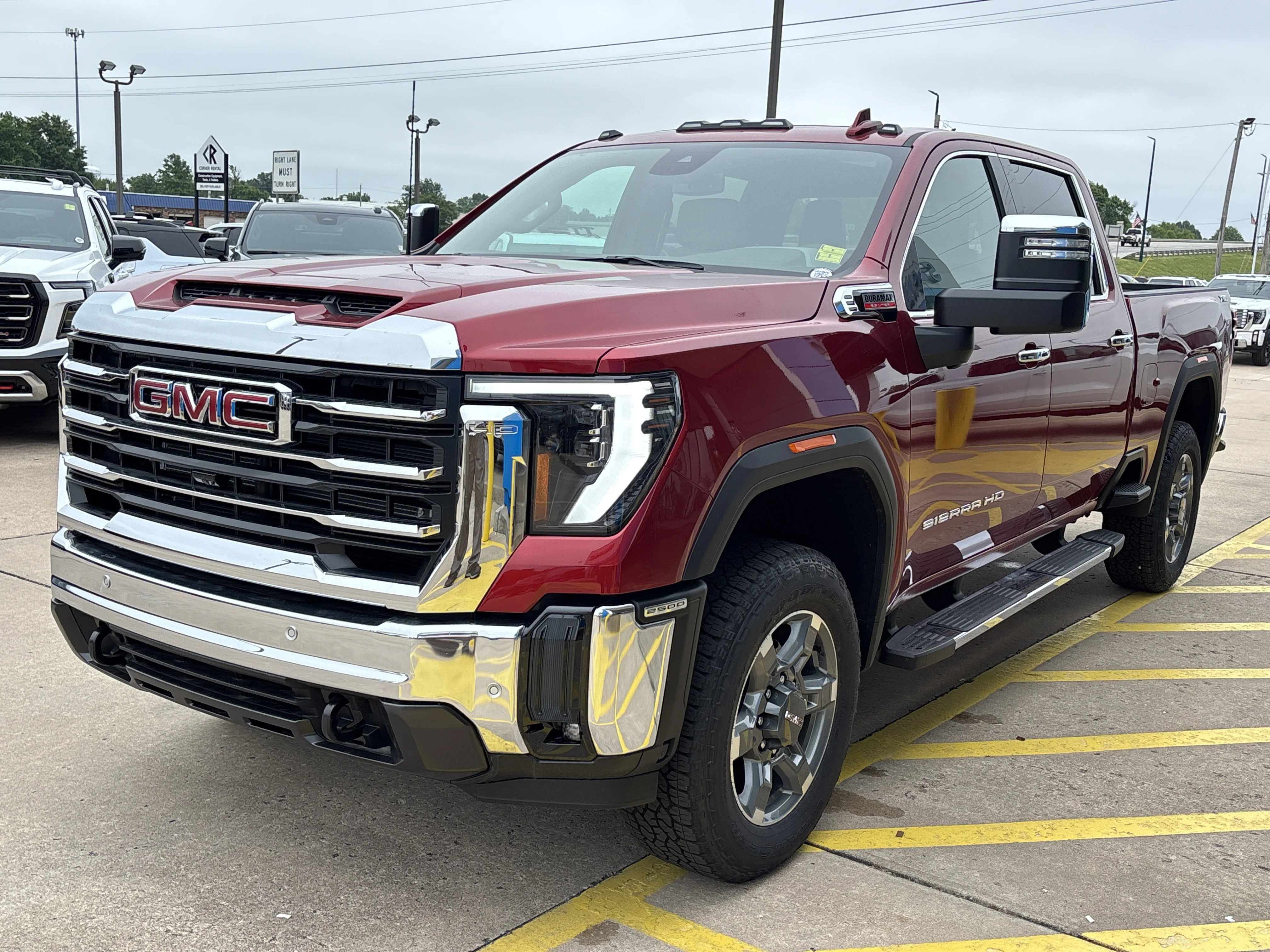 New 2026 Volcanic Red Tintcoat GMC SLT image 9
