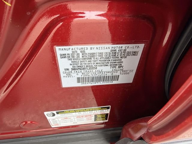 New 2026 Scarlet Ember Tintcoat Nissan SV image 15