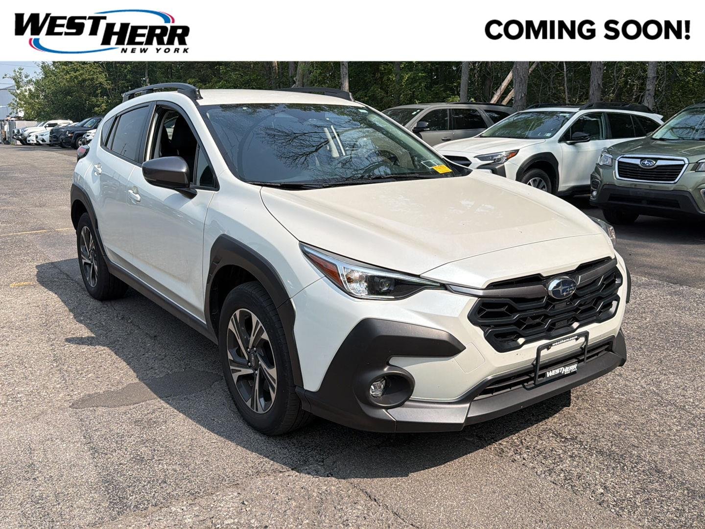 Used 2024 Crystal White Pearl Subaru Premium image 1