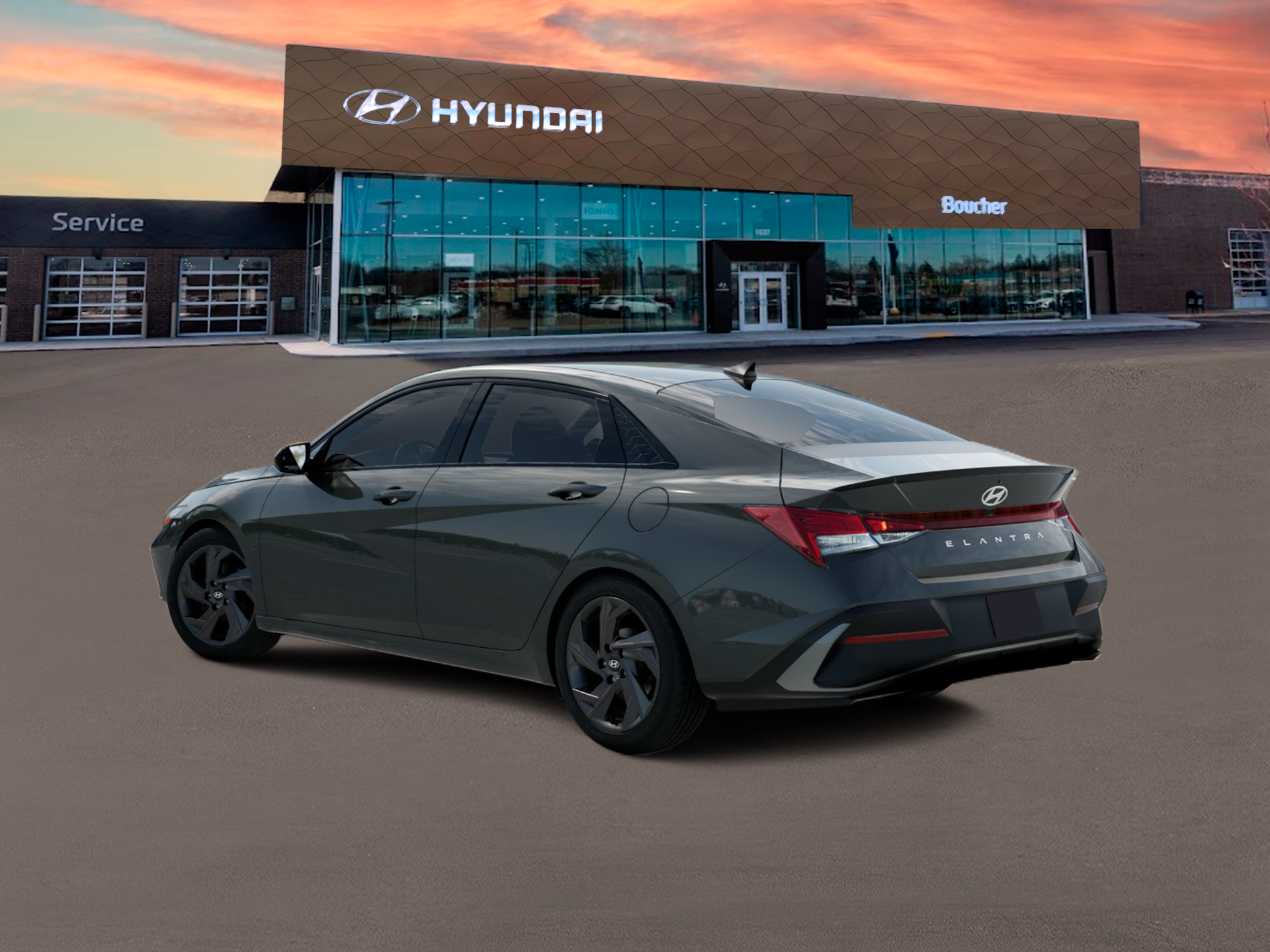 New 2026 Amazon Gray Hyundai SEL Sport Plus image 4