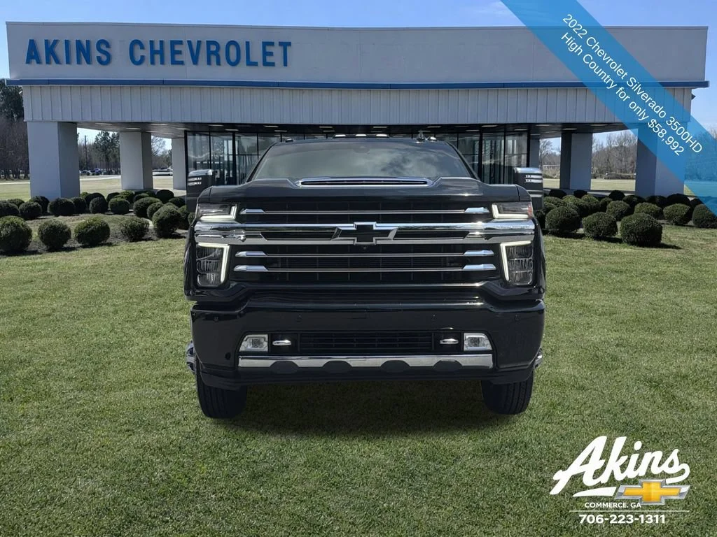 Used 2022 Black Chevrolet High Country DRW image 10