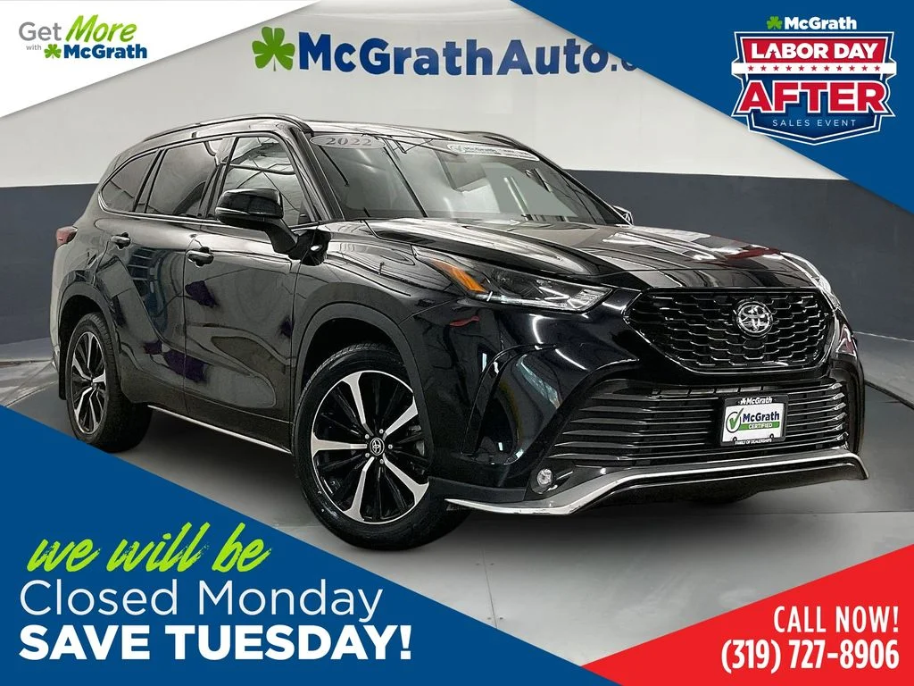Certified Used 2022 Black Toyota XSE image 1