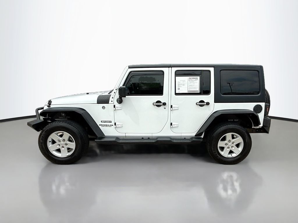 Used 2017 Bright White Clearcoat Jeep Sport image 4