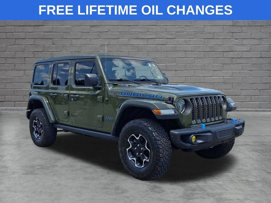 Used 2023 Sarge Green Clearcoat Jeep Rubicon image 1