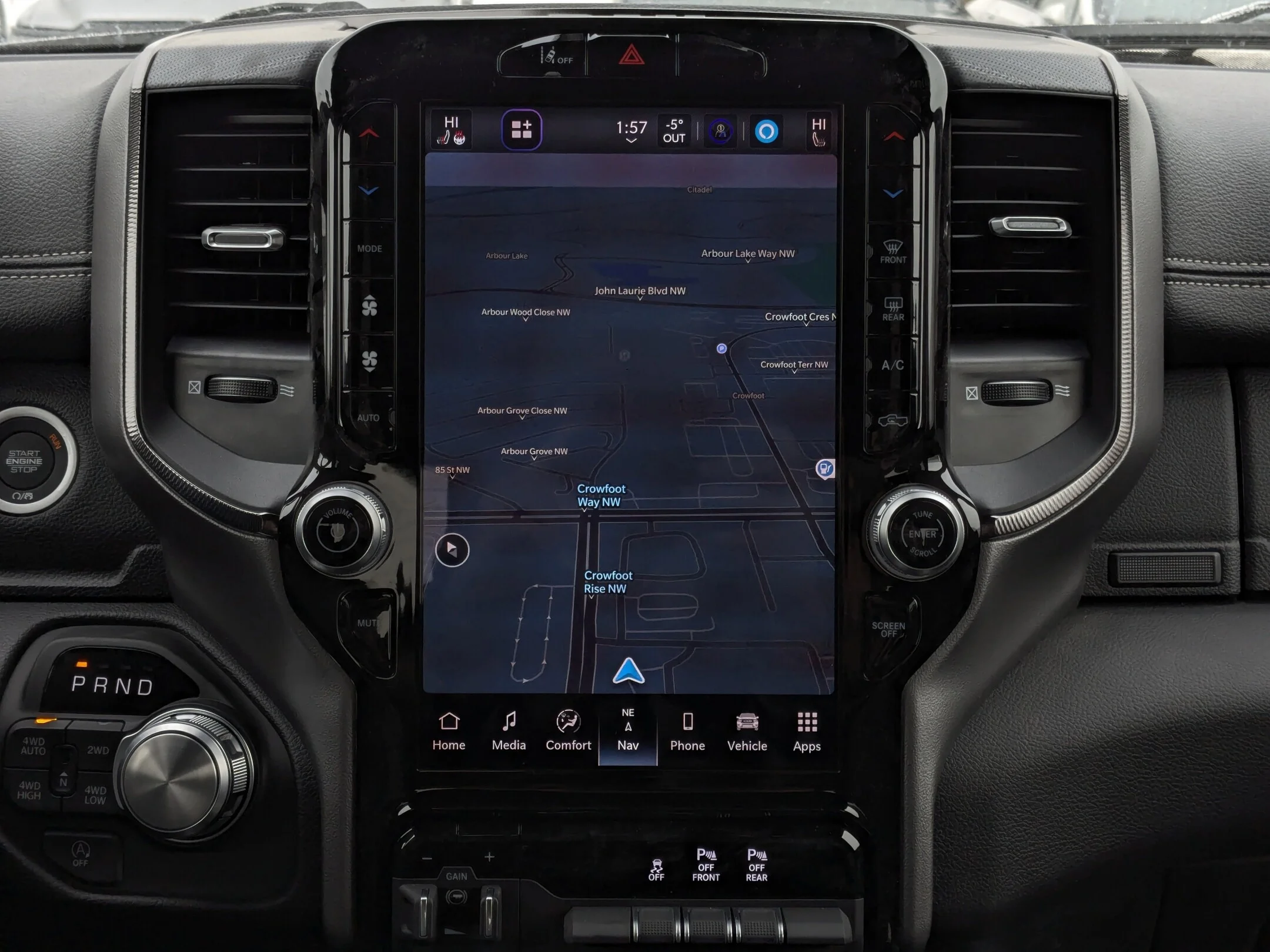 New 2026 Black RAM Sport - - Pano Sunroof - Sport Perf Hood - Anti-Spin Rear Axle - Trailer Brake Control & More! image 22