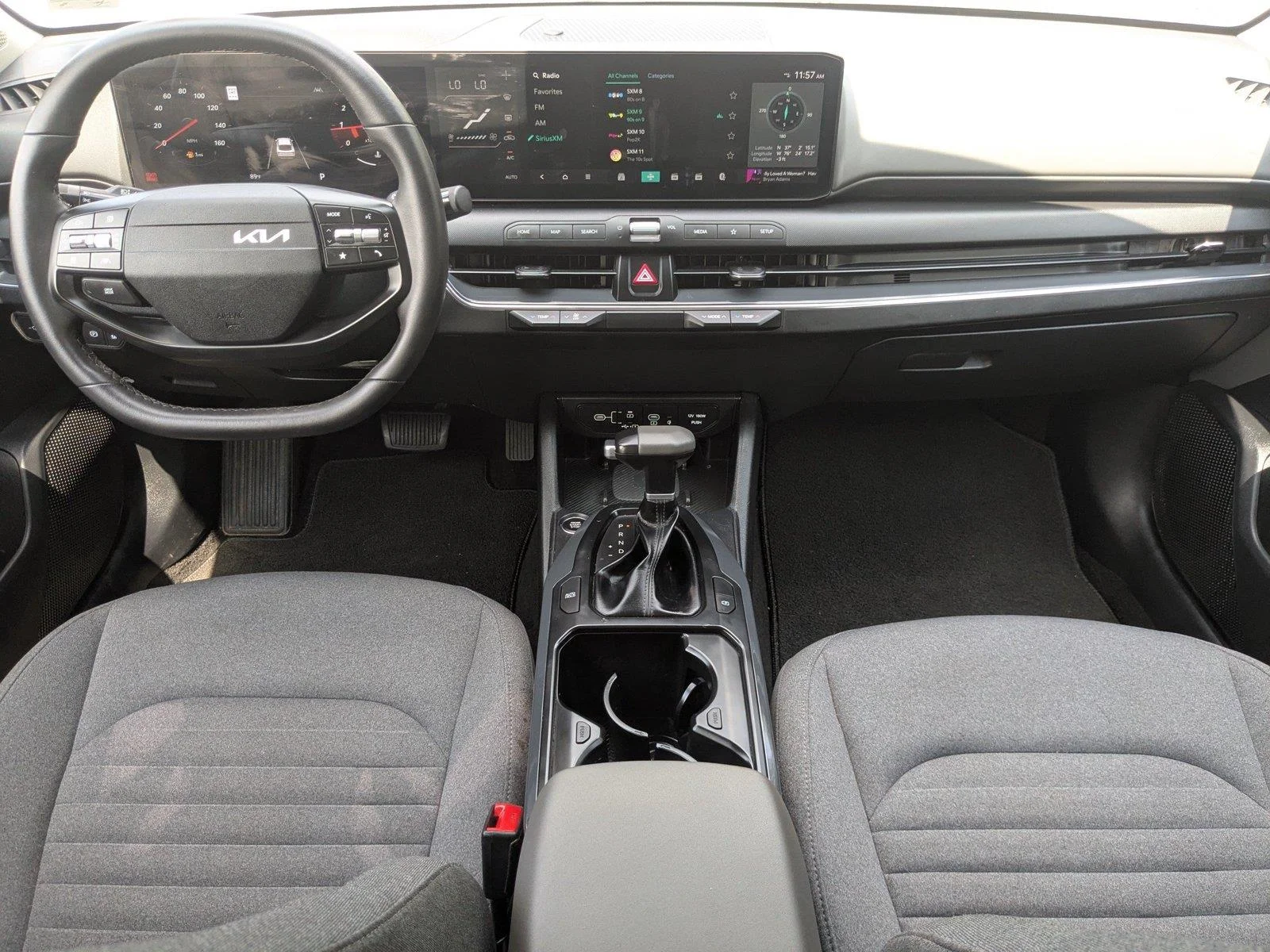 Used 2025 Aurora Black Pearl Kia EX image 13