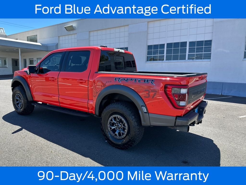 Used 2022 Orange Ford Raptor image 5