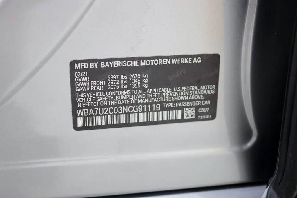 2022 BMW 7 Series 750i xDrive