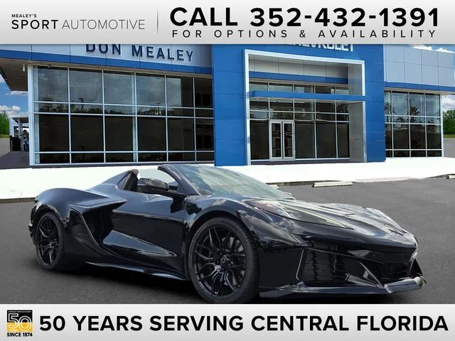 Used 2024 Black Chevrolet Z06 image 1