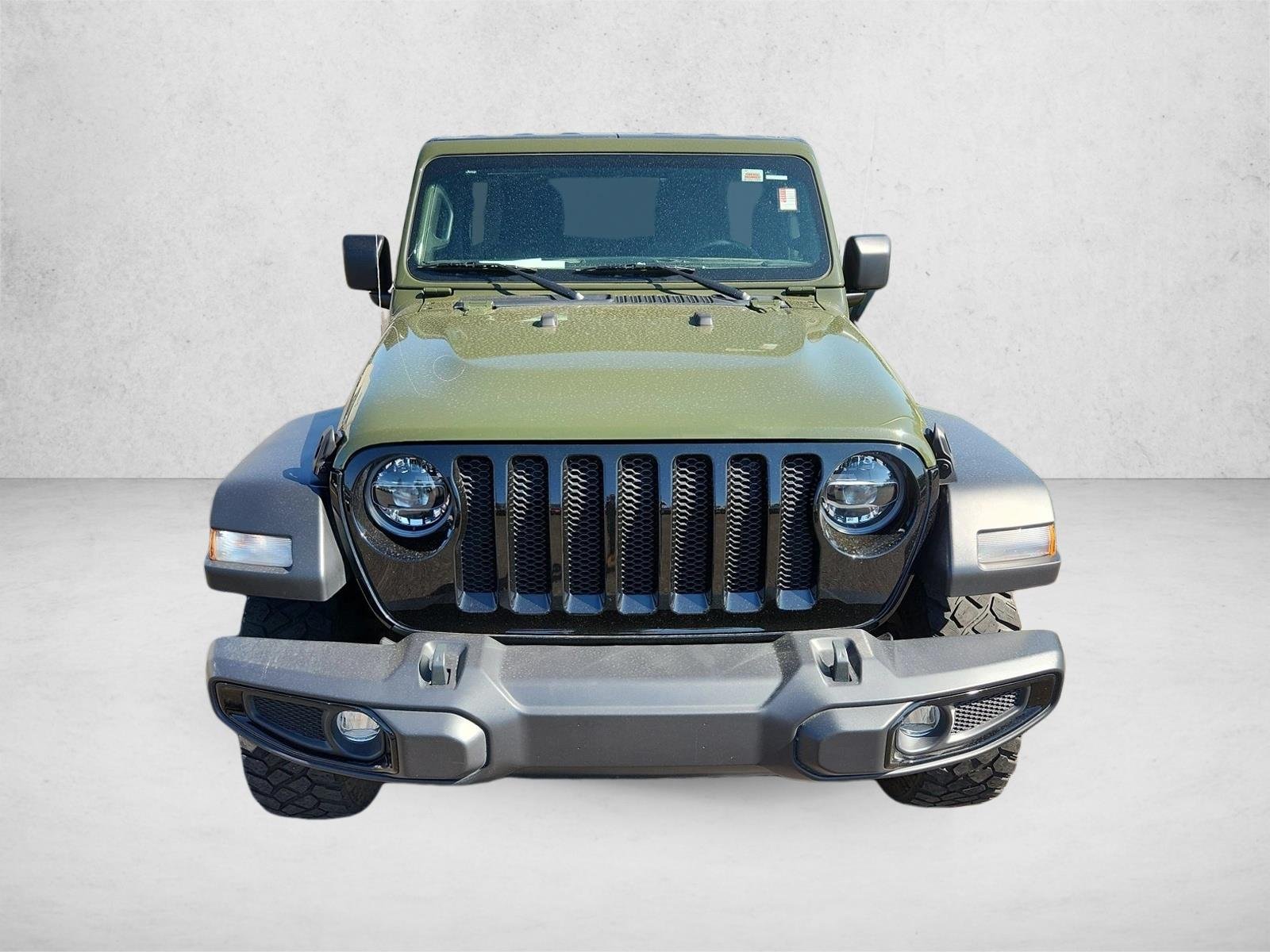 Used 2021 Sarge Green Clearcoat Jeep Unlimited Willys image 3