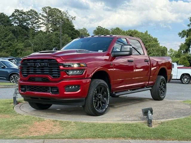 New 2026 Molten Red Pearl-Coat Exterior Paint RAM Black Express image 3