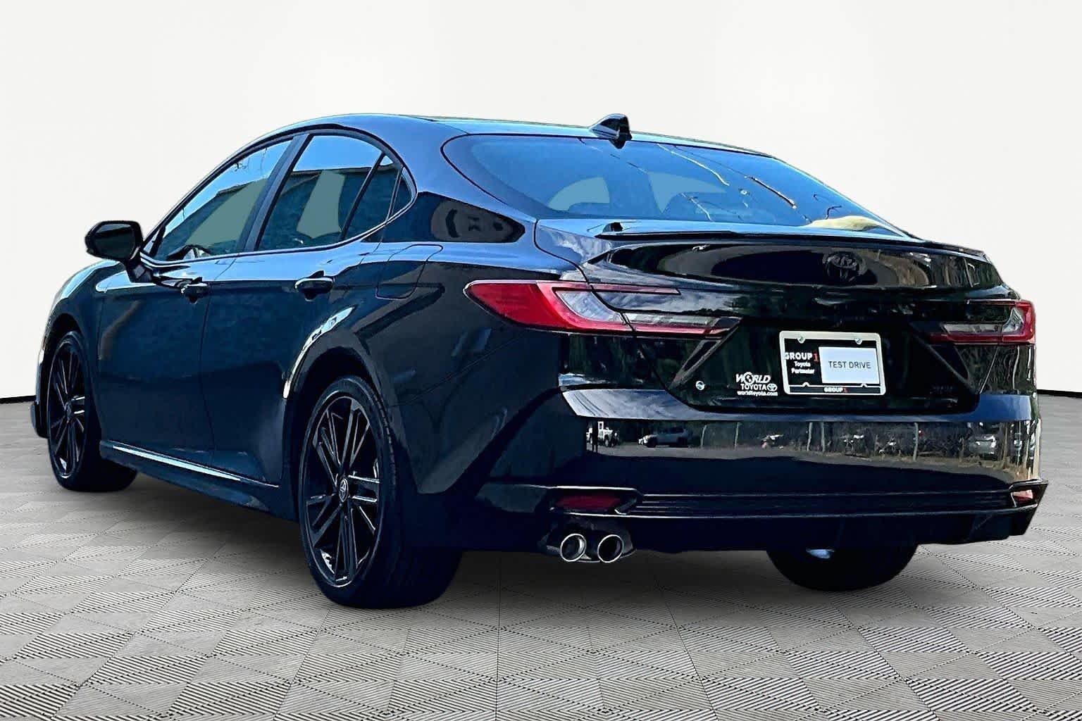 Used 2025 Midnight Black Metallic Toyota XSE image 12