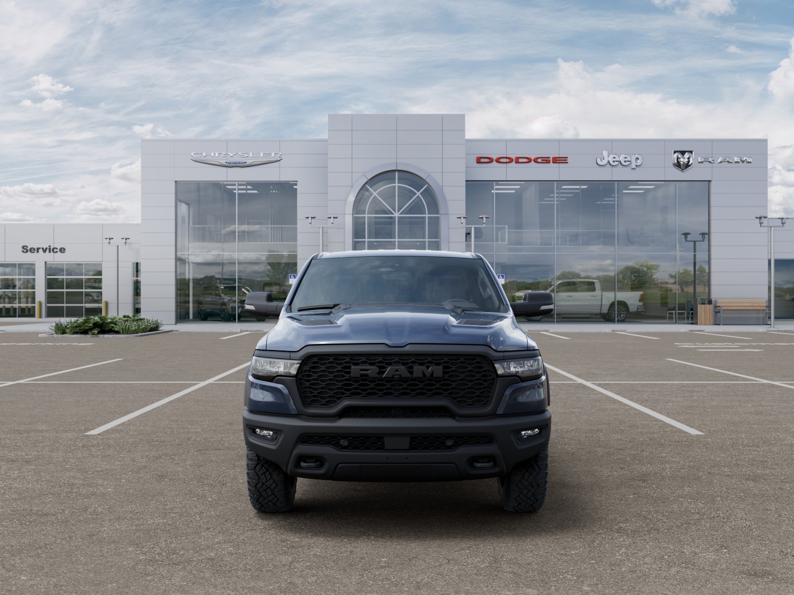 New 2026 Forged Blue Metallic Exterior Paint RAM Rebel image 36