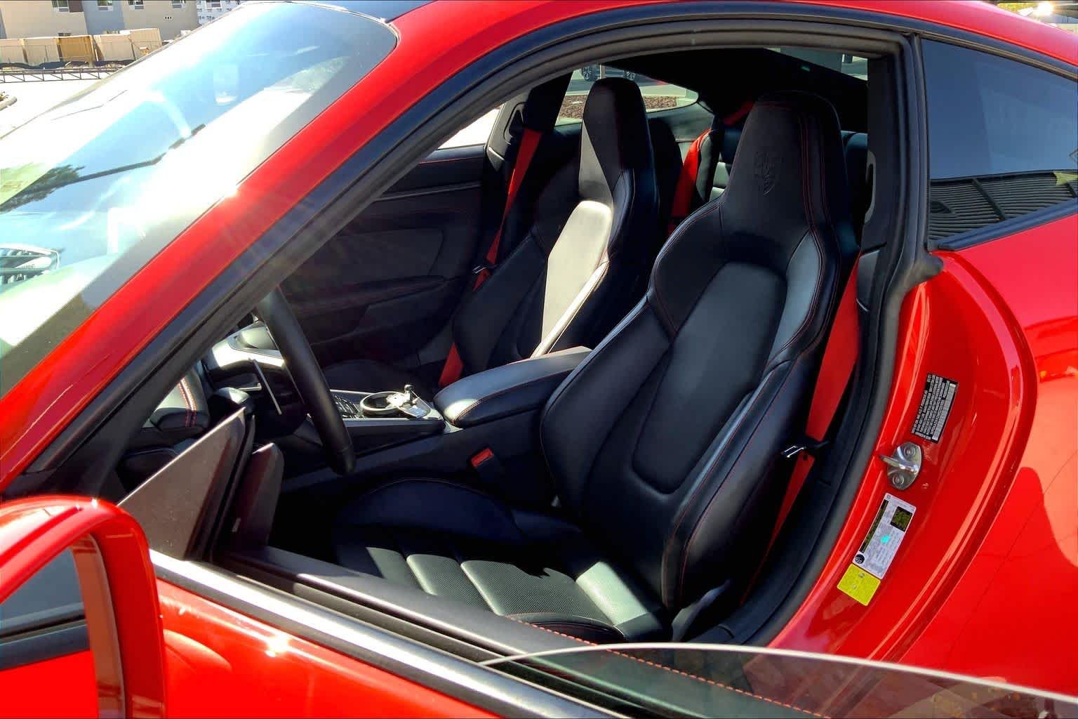 Used 2021 Guards Red Porsche Carrera image 5