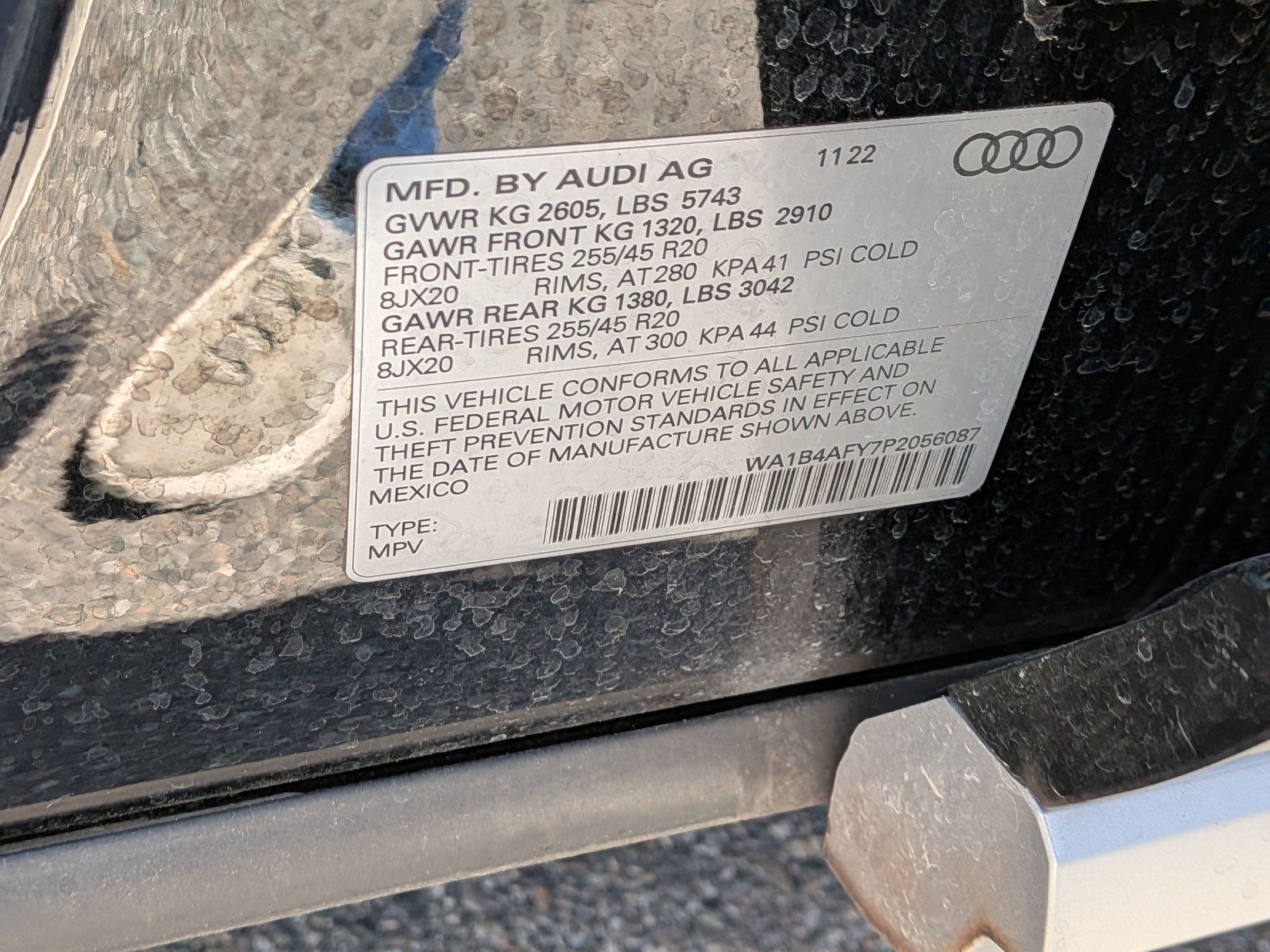 Used 2023 Black Metallic Audi Premium Plus image 34