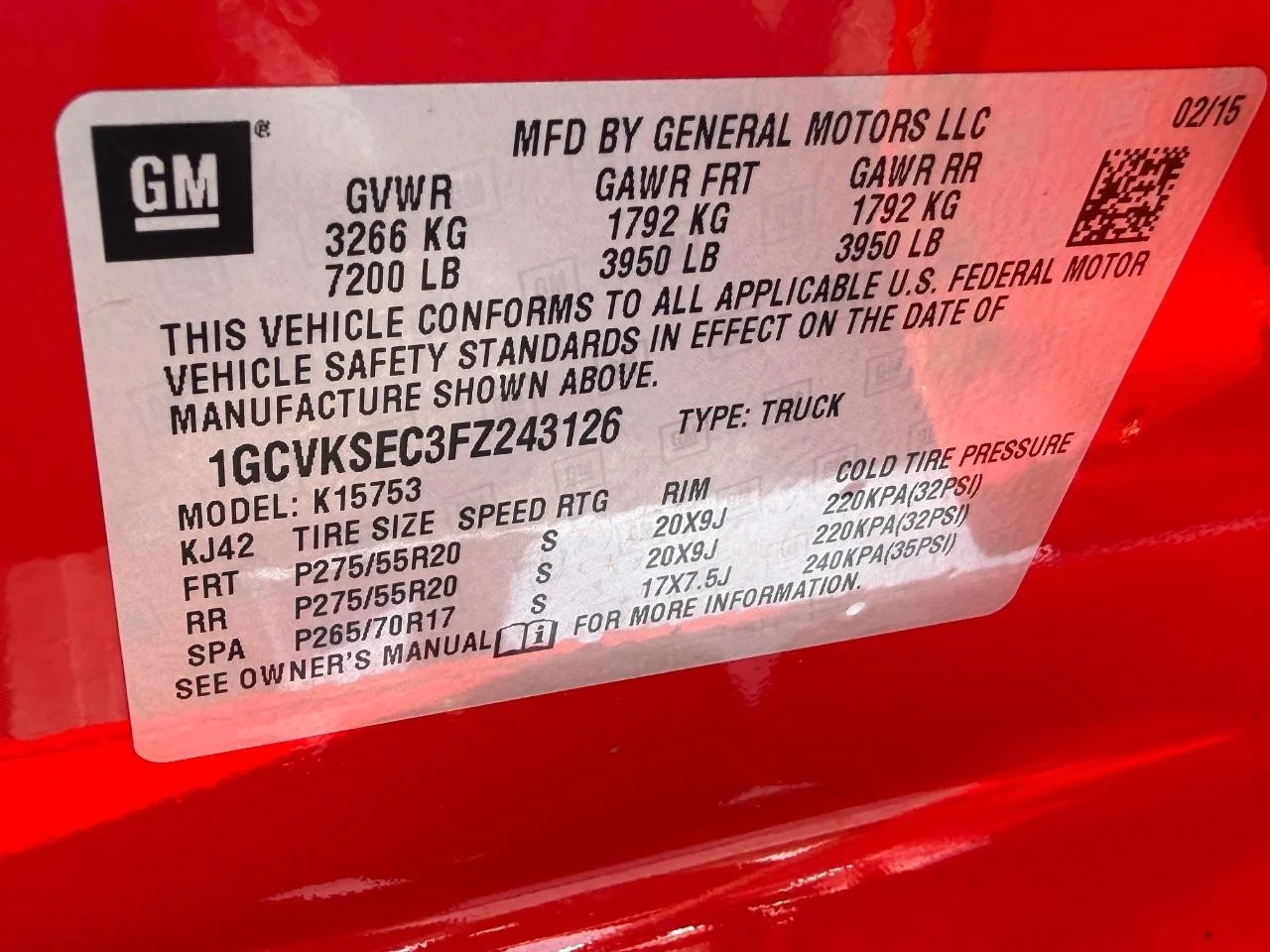 Used 2015 Victory Red Chevrolet LTZ image 23