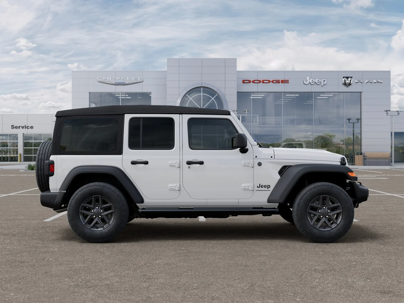 New 2026 Bright White Clear-Coat Exterior Paint Jeep Sport image 56