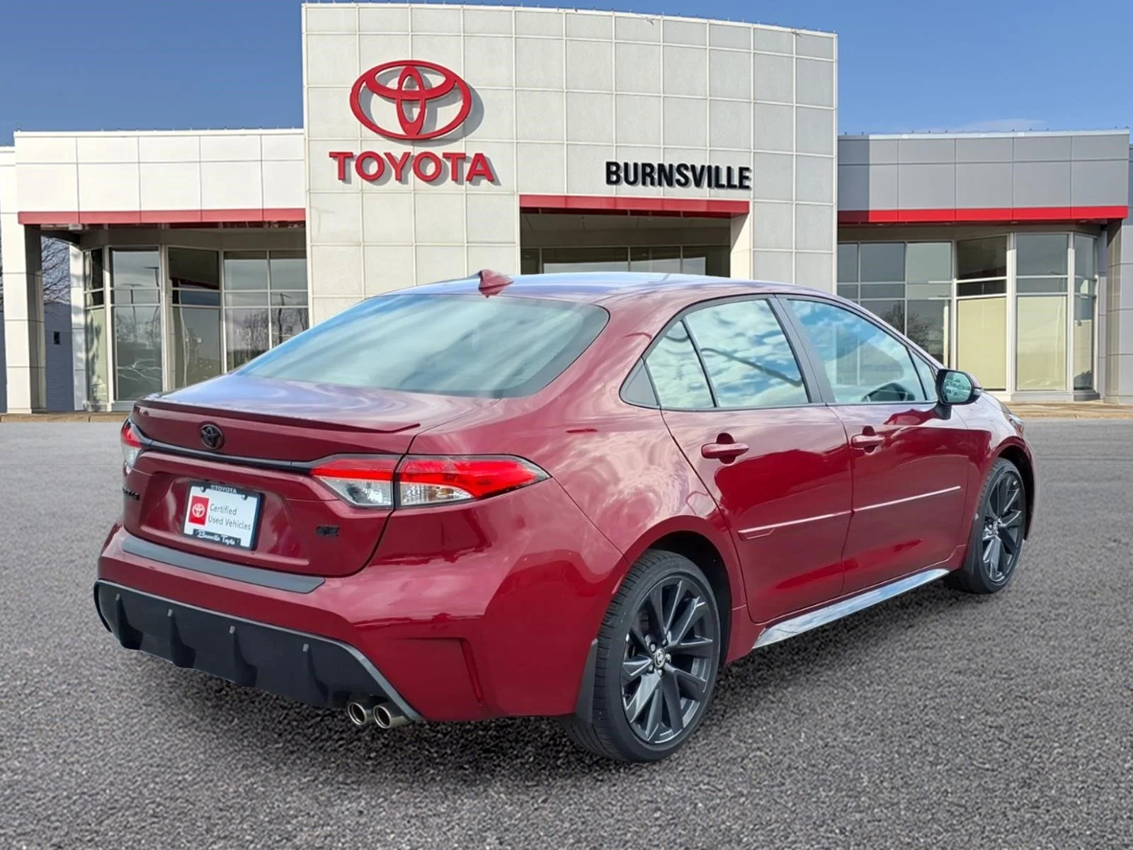 Certified Used 2024 Red Toyota SE image 3