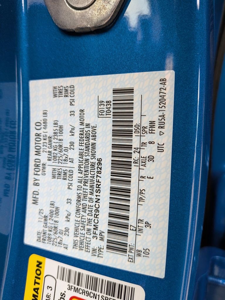 New 2025 Blue Ford Outer Banks image 36