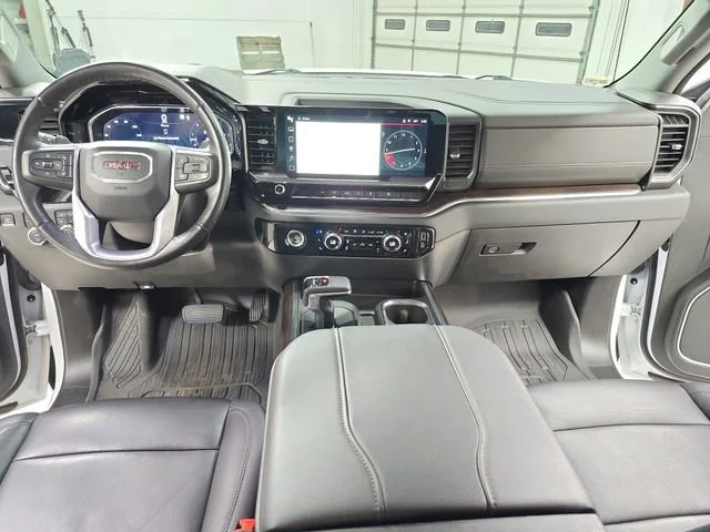 Used 2023 White Frost Tricoat GMC SLT image 26