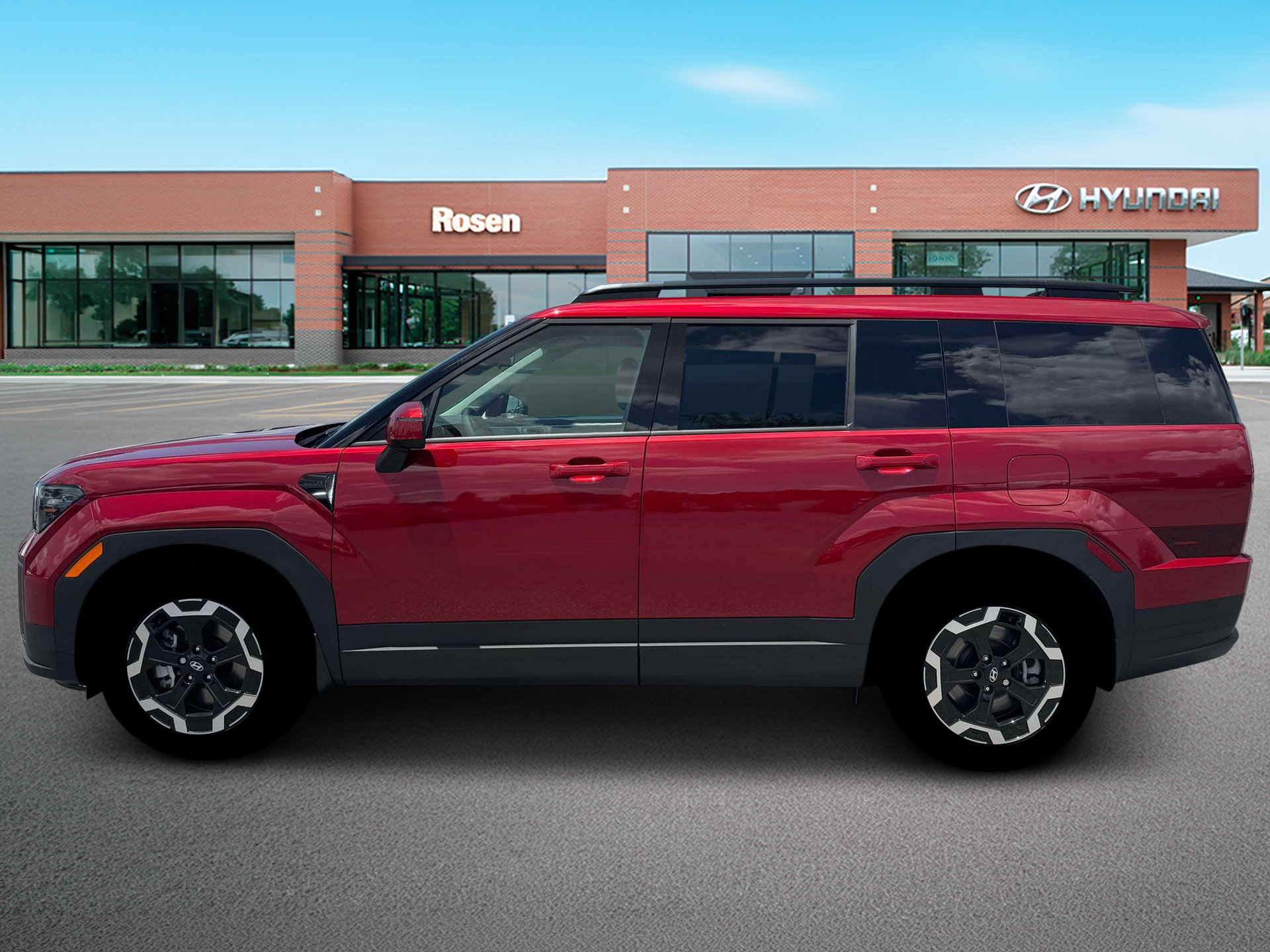New 2026 Red Hyundai SEL AWD image 3