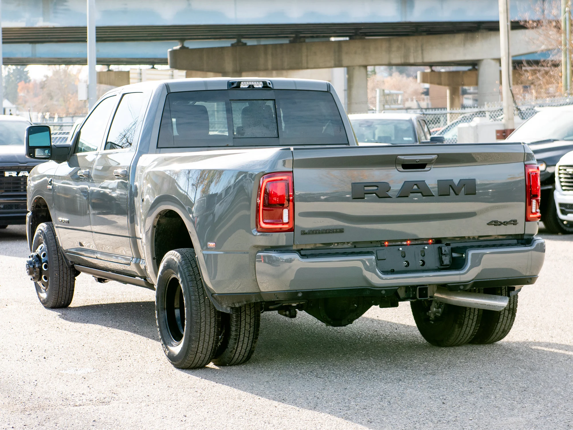 New 2026 Grey RAM Laramie Night* Mega Cab 4x4, Max Tow Pkg, Sunroof, Level 2 Plus Equipment Group image 4