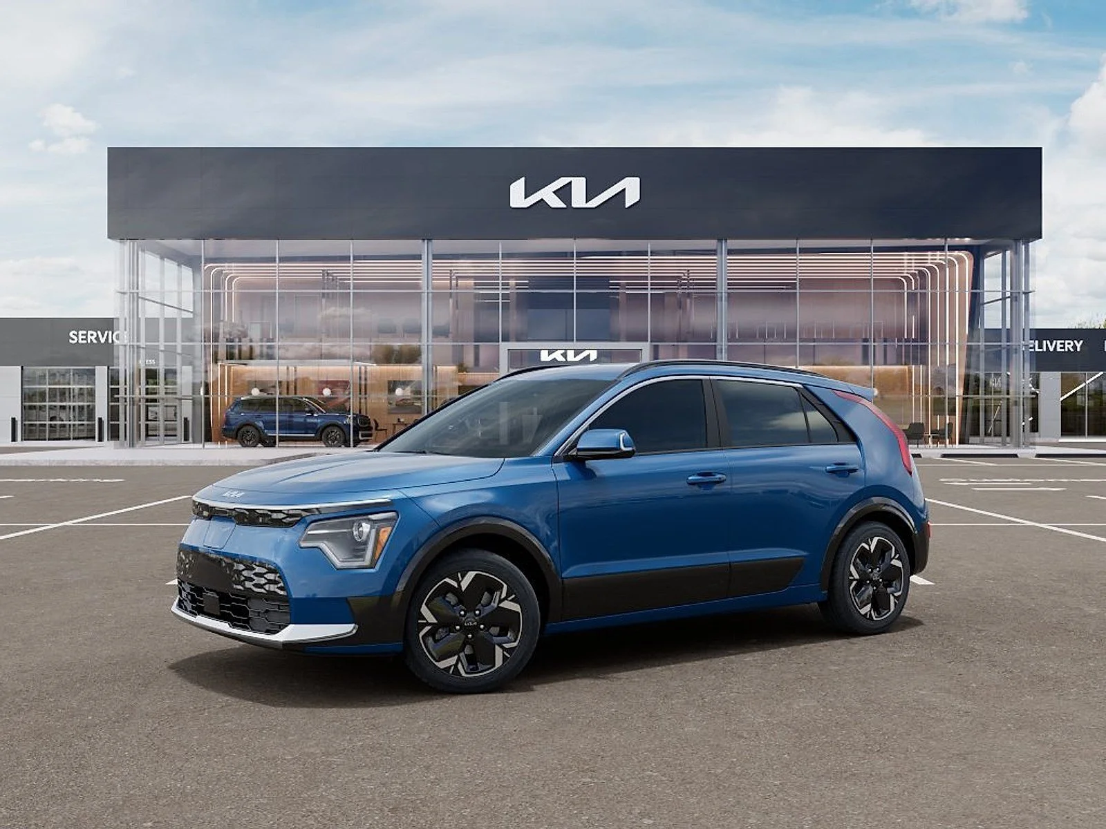 New 2026 Mineral Blue Kia WIND image 3