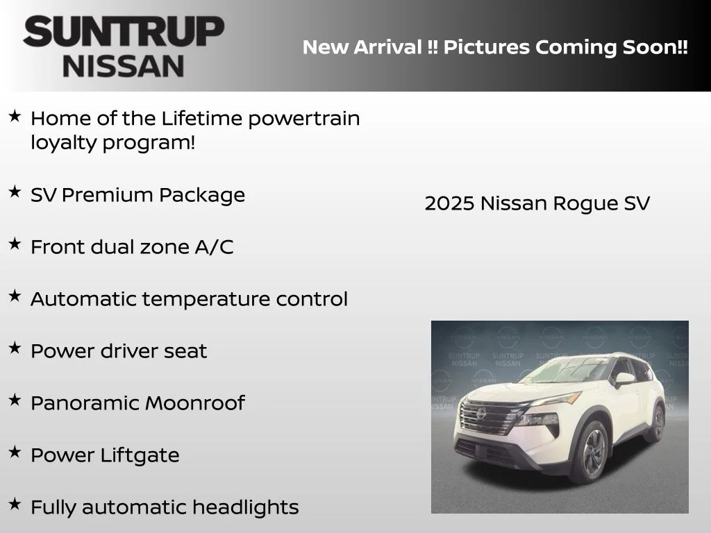 Certified Used 2025 White/off-white Nissan SV image 6