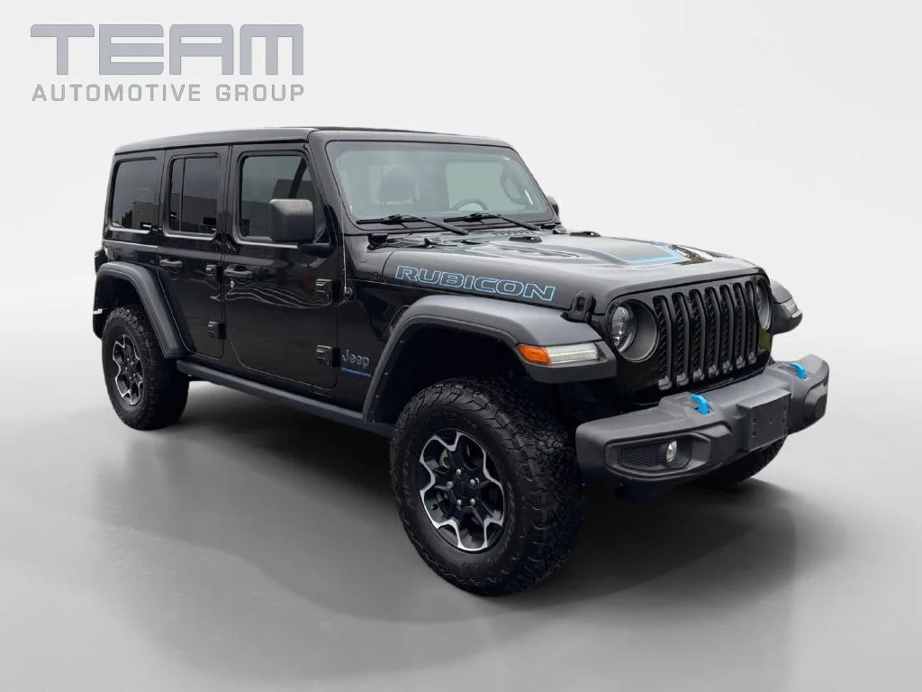 Used 2023 Black Jeep Rubicon 4xe image 1
