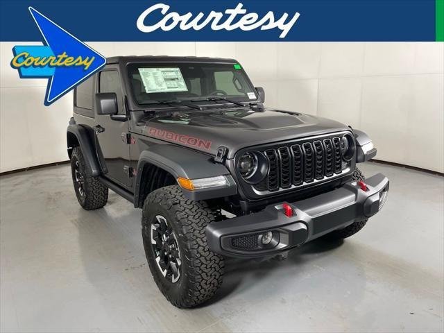 Granite Crystal Metallic Clear-Coat Exterior Paint 2025 Jeep Wrangler Rubicon 2-Door 4WD SUV / Crossover Four-Wheel Drive 