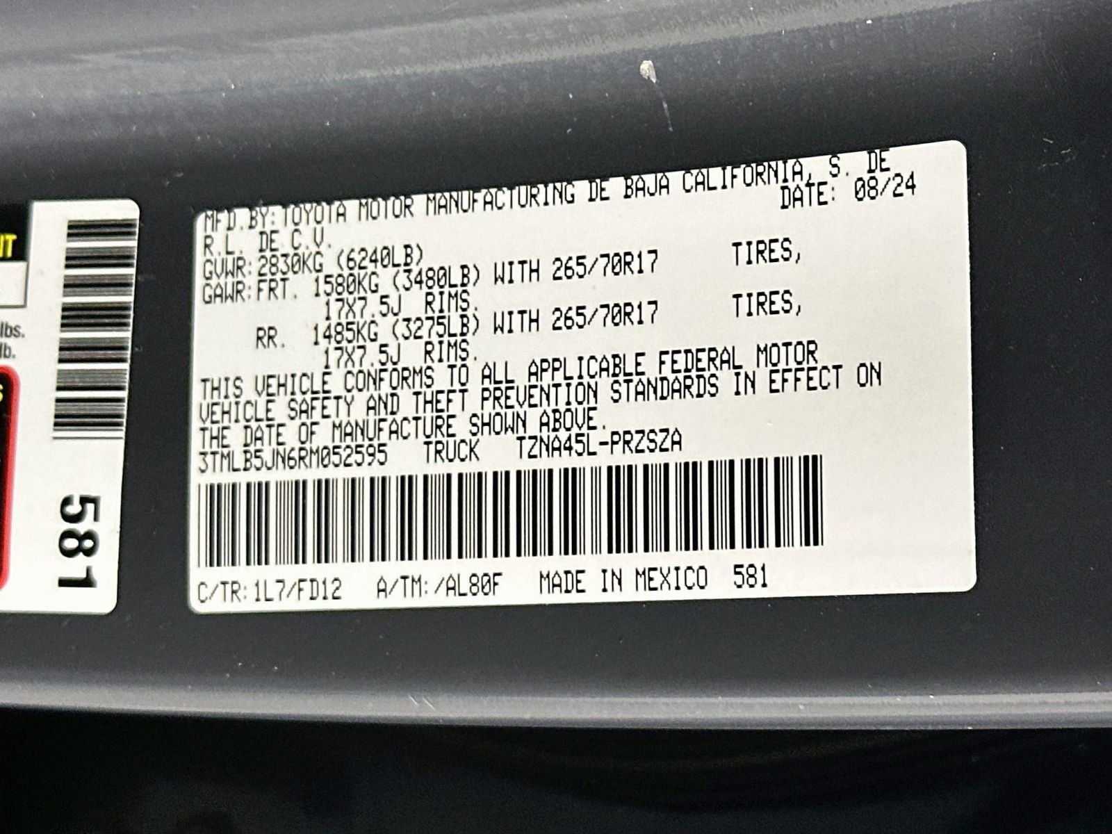 Used 2024 Underground Toyota TRD Off-Road image 33