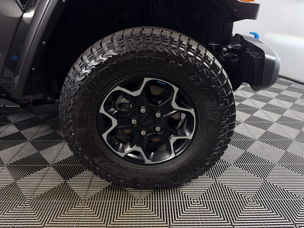 Certified Used 2022 Gray Jeep Unlimited Rubicon 4xe image 14