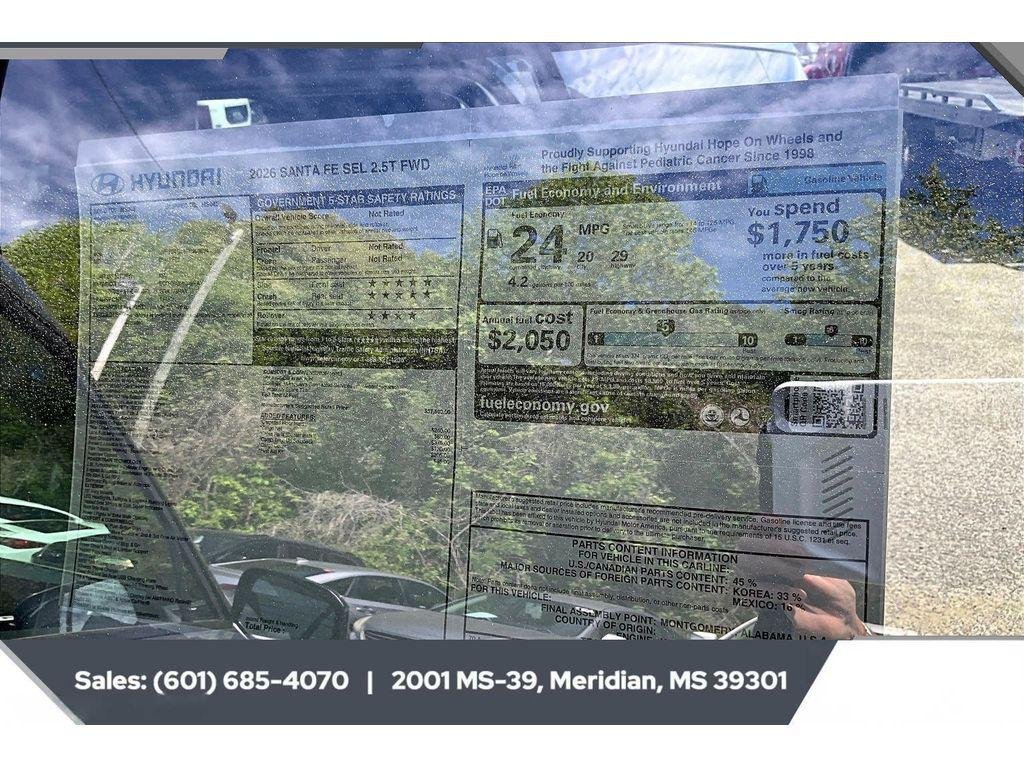 New 2026 ECOTRONIC GRAY Hyundai SEL FWD image 12