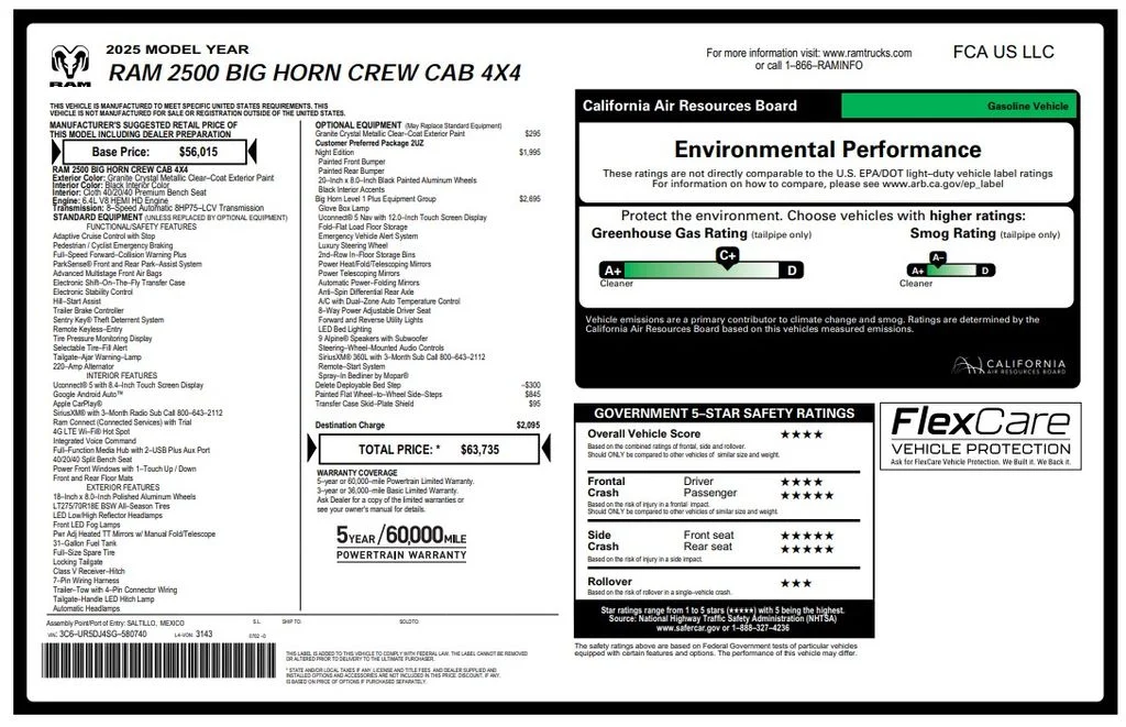Certified Used 2025 Gray Ram Big Horn image 4