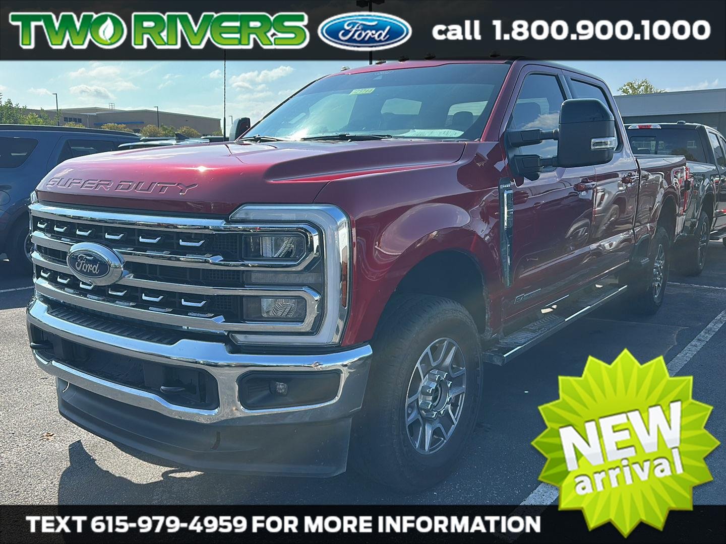 Used 2025 Ruby Red Metallic Tinted Clearcoat Ford LARIAT image 1