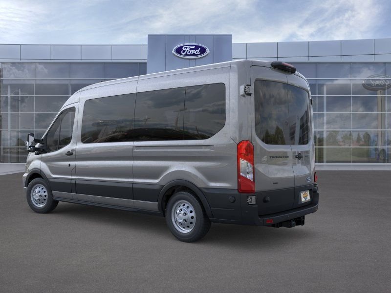 New 2026 Carbonized Gray Metallic Ford Passenger Van XLT image 4
