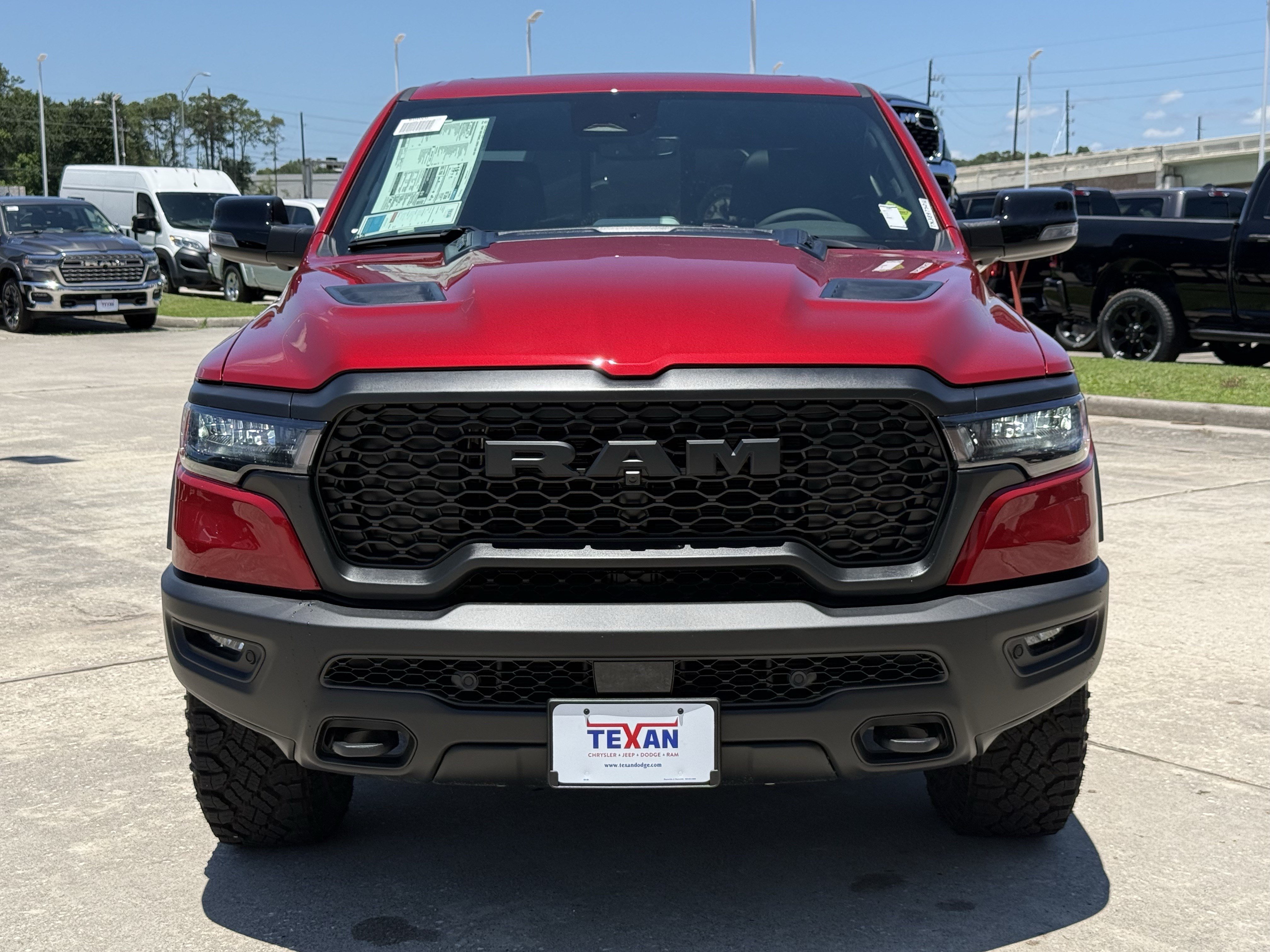 New 2026 Molten Red Pearl-Coat Exterior Paint RAM Rebel image 6