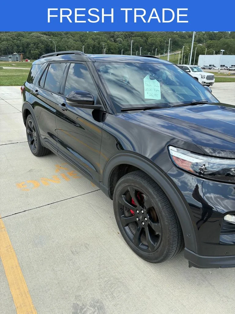 Used 2020 Agate Black Metallic Ford ST image 2