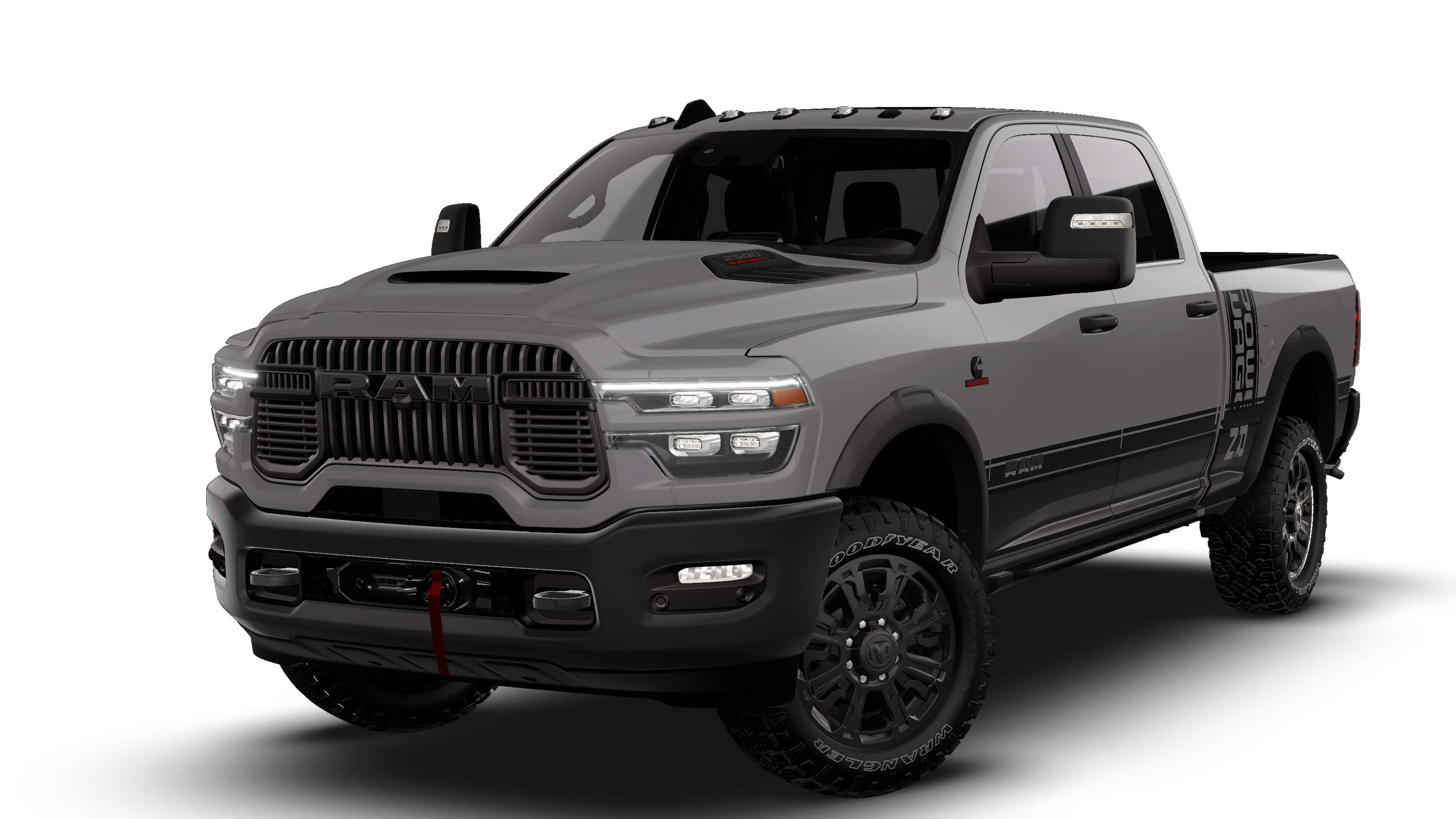 New 2026 Ceramic Gray Clear-Coat Exterior Paint RAM POWER WAGON image 1